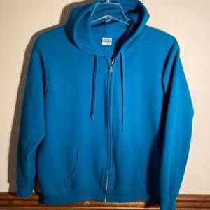 Gildan Teal Hoodie